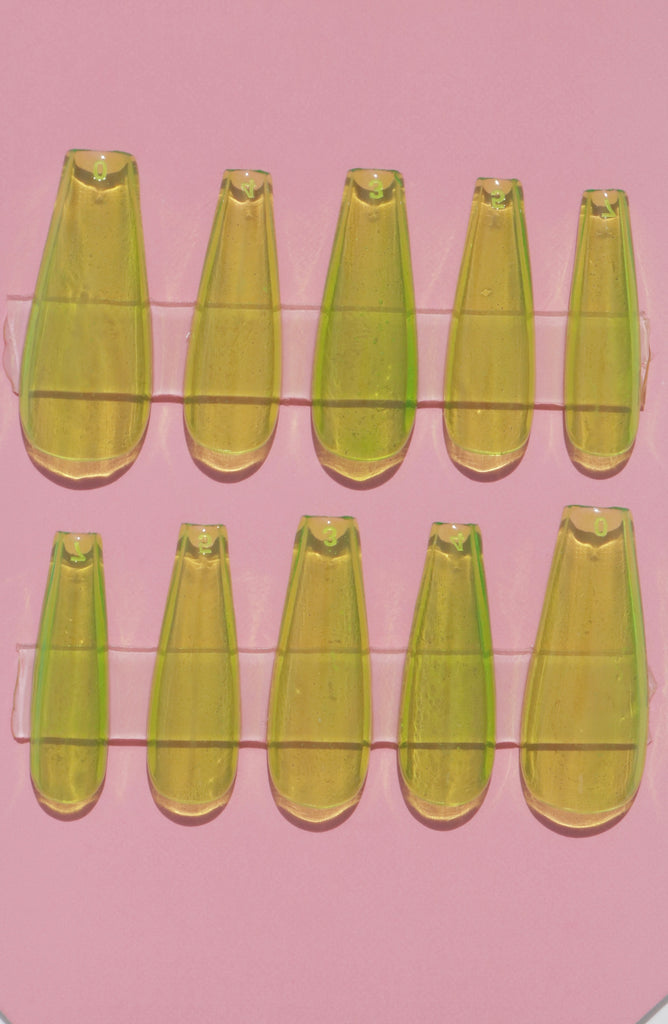 Gel Nail- CLEAR NEON