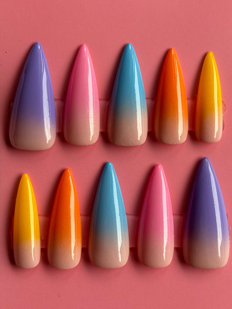 Gel Nail- CANDY CORN