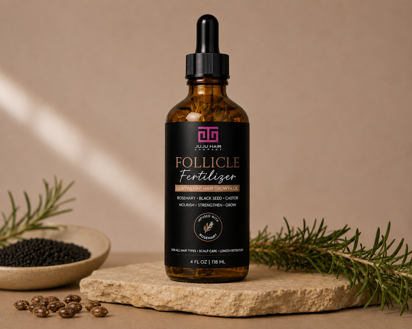 FOLLICLE FERTILIZER™ - HAIR GROWTH OIL W/ ROSEMARY